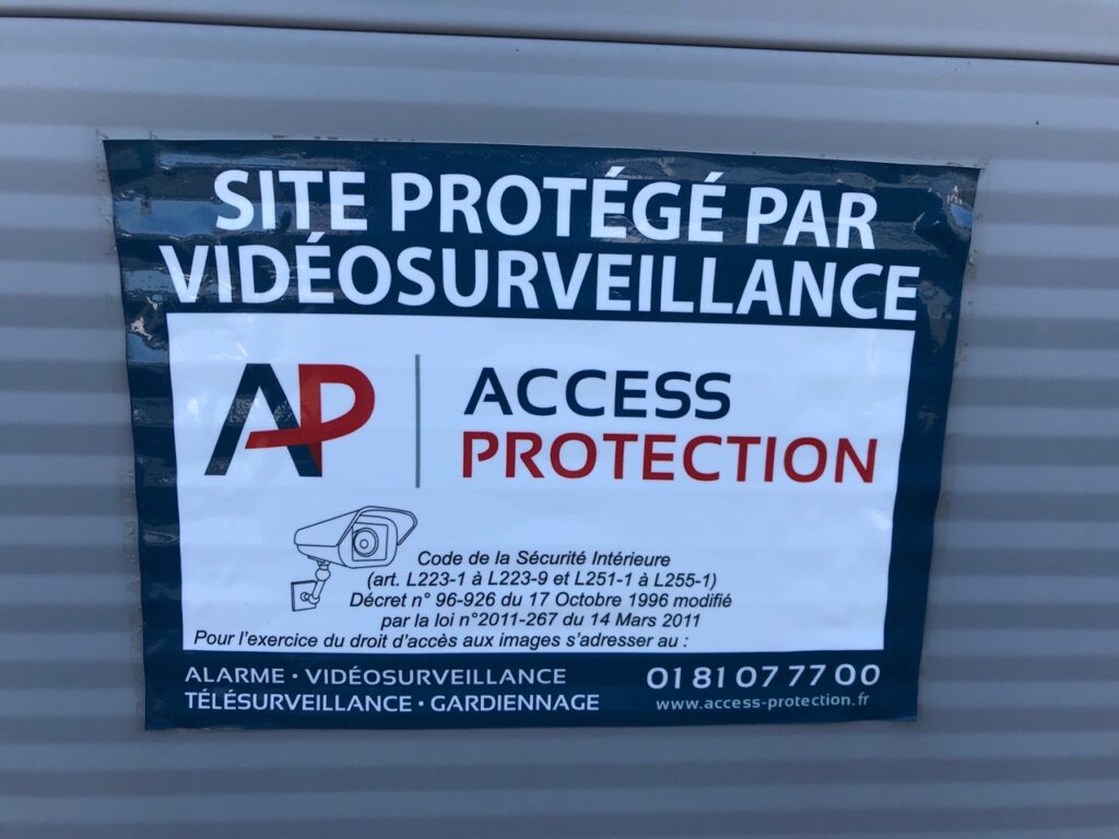 autocollant access Protection sécurisation de votre entreprise