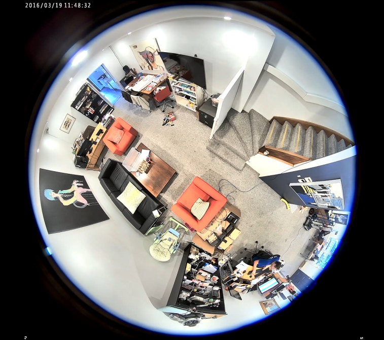 La caméra fisheye
