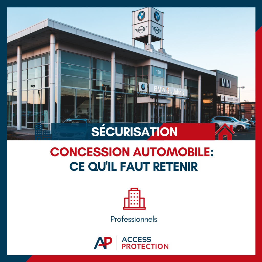sécurisation des concessions automobiles