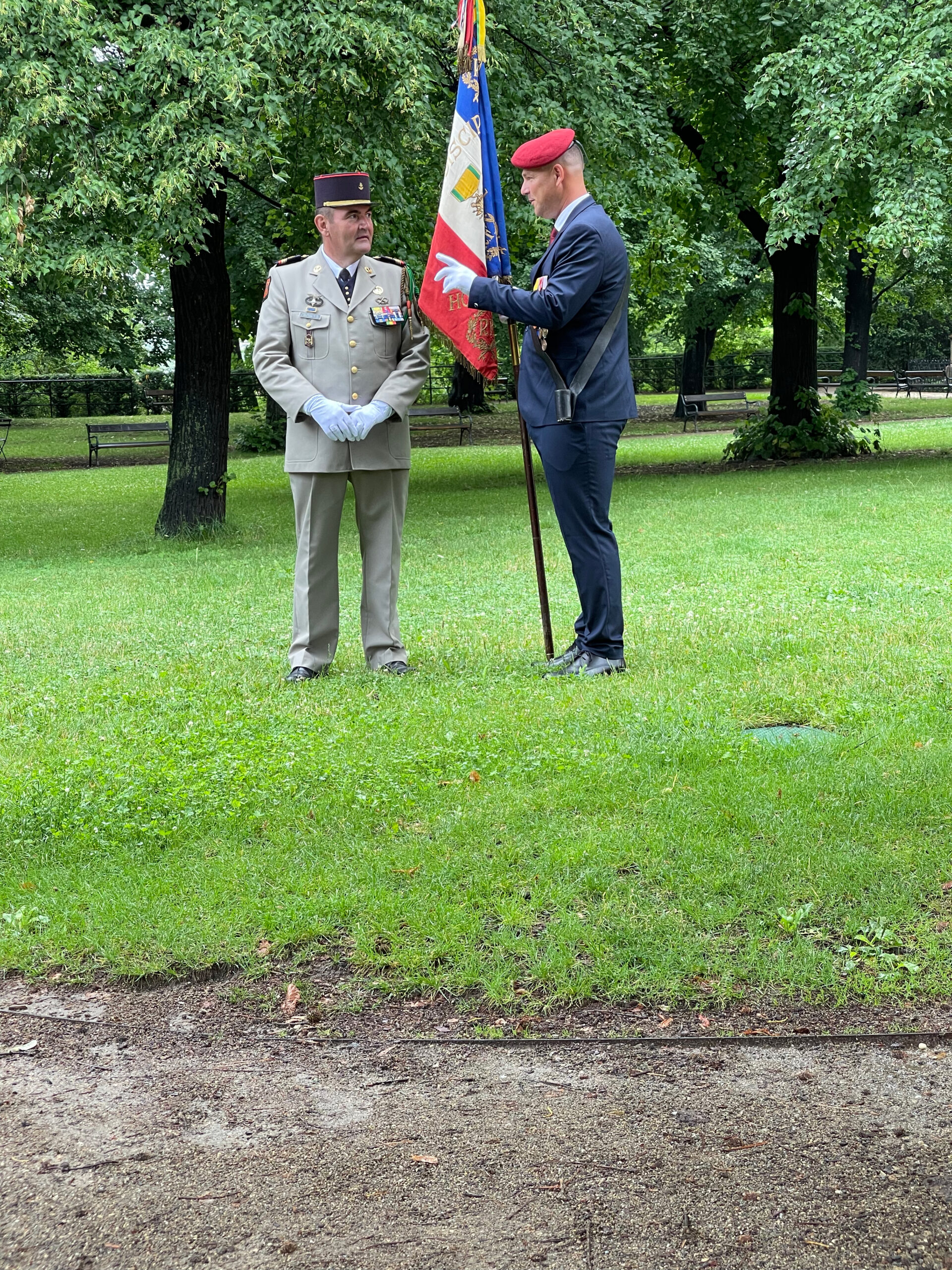 commémoration franco-tchèque Cimetière national de Vysehrad