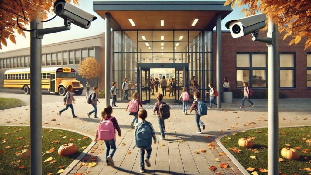 caméras de surveillance dans les écoles