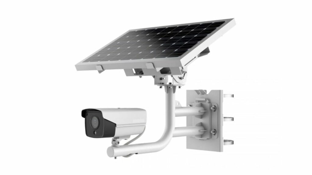 caméra de surveillance solaire