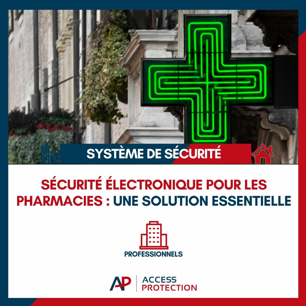 Sécurité électronique pour les pharmacies