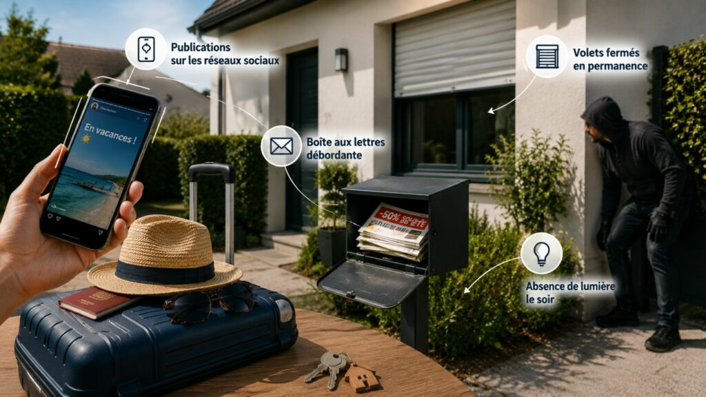 Sécuriser sa maison avant les vacances