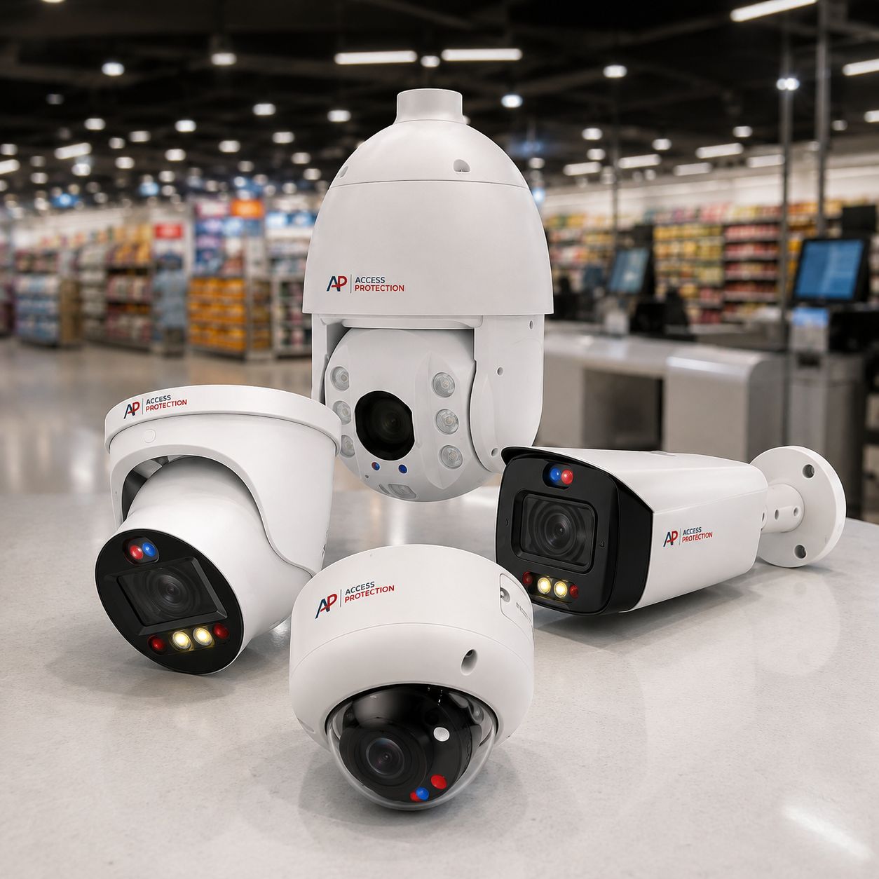 Installation vidéosurveillance magasin